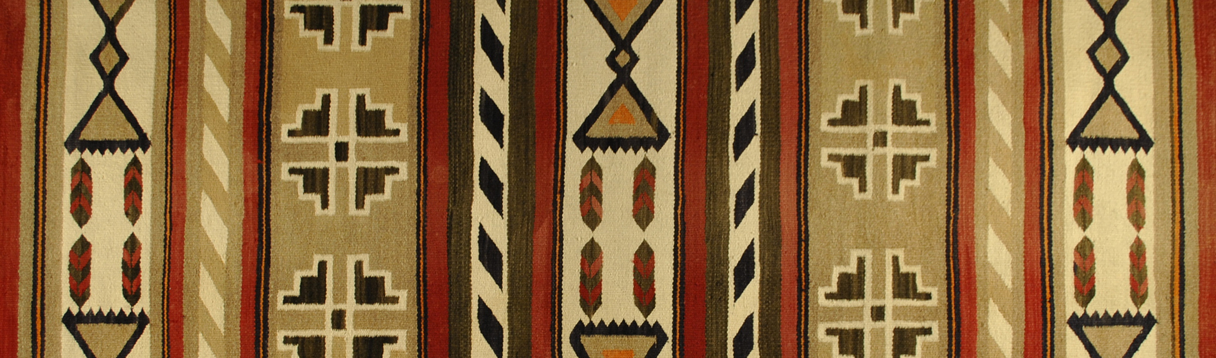 A woven Navajo textile